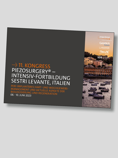 11. Jubiläumskongress PIEZOSURGERY® Intensiv-Fortbildung, Sestri Levante, Italien