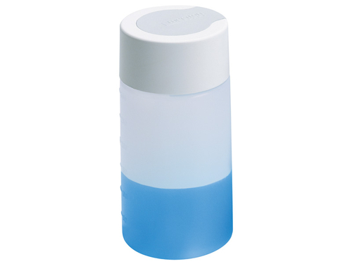 Kunststoffflasche (piezo smart), 300 ml, mit Flaschendeckel komplett, grau