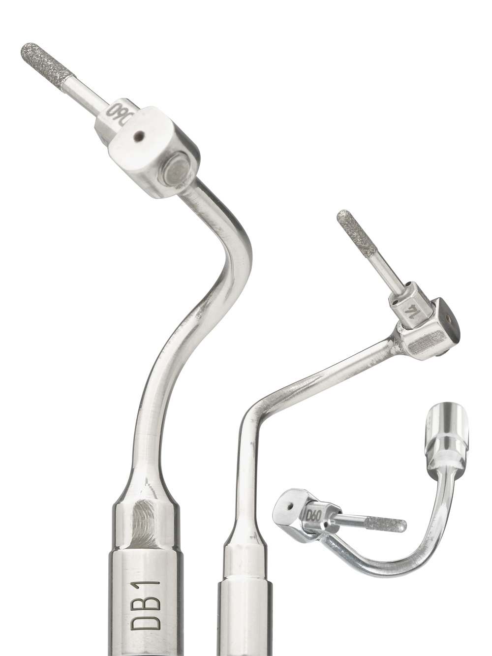 mectron ultrasound tip holder DB1 with crown prep tip TA14D60